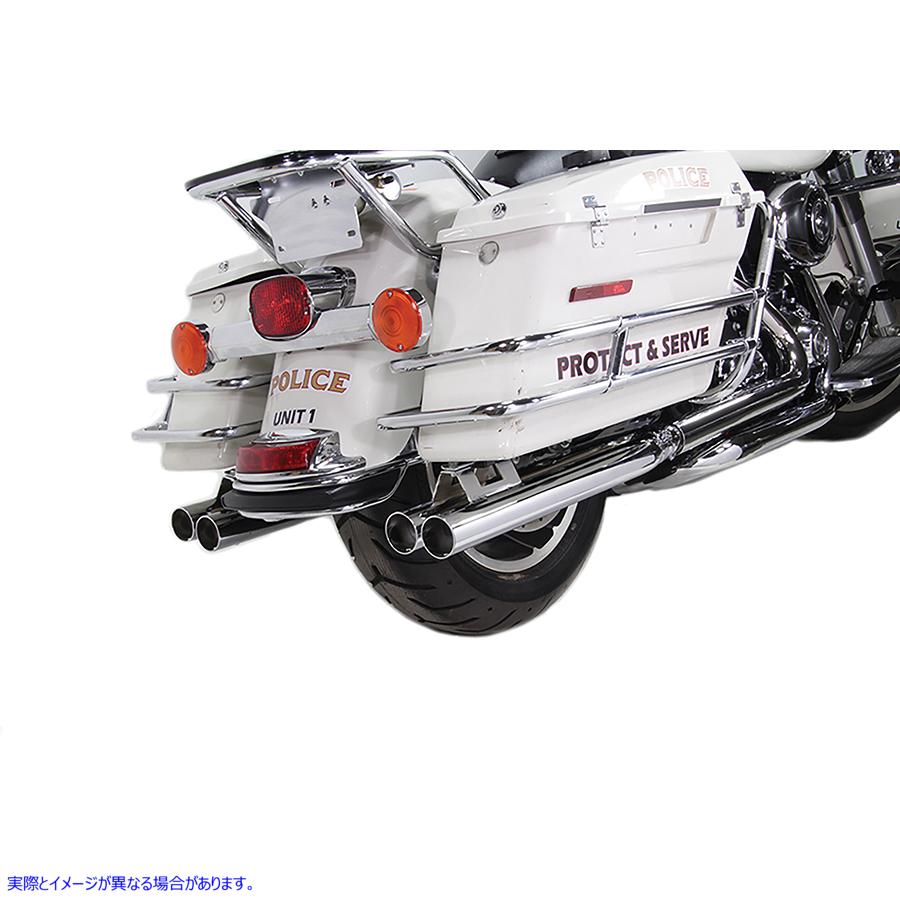 30-0847 2-1/8インチ ダブルバレルマフラーセット 取寄せ Vツイン 2-1/8 inch Double Barrel Muffler Set (検索用／