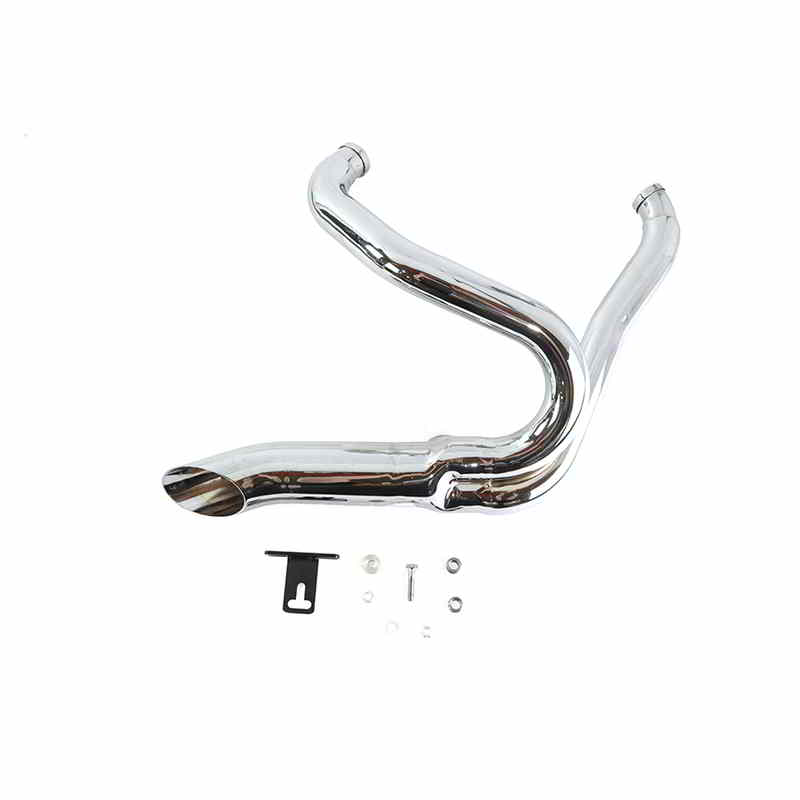 30-0922 クローム ワイアット ガトリング 2 into 1 排気管ヘッダー キット 取寄せ Vツイン Chrome Wyatt Gatling 2 into 1 Exhau