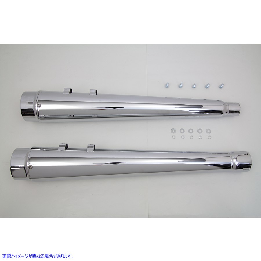 30-0939 M8 ワイアット ガトリング メガホン マフラー セット 取寄せ Vツイン M8 Wyatt Gatling Megaphone Muffler Set (検索用