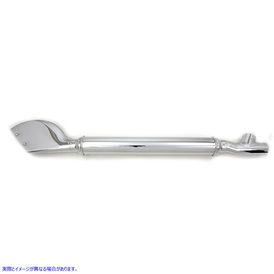 30-0996 レプリカマフラー クローム 取寄せ Vツイン Replica Muffler Chrome (検索用／65201-37