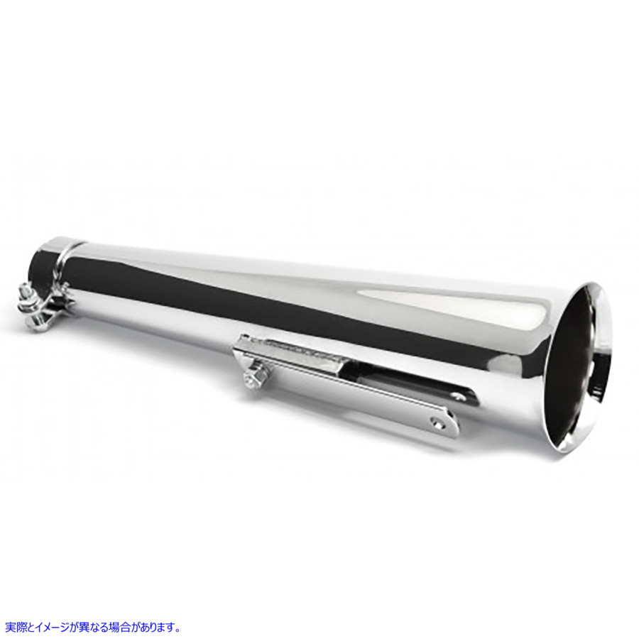 30-1025 クロームメガホン ウィドウトラストマフラー 取寄せ Vツイン Chrome Megaphone Widow Trust Muffler (検索用／