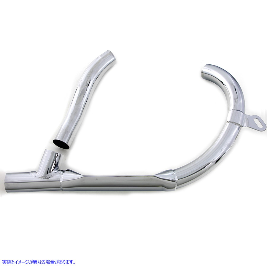 30-1274 【廃番】 レプリカエキゾーストヘッダーセット クローム 取寄せ Vツイン Replica Exhaust Header Set Chrome (検索用／
