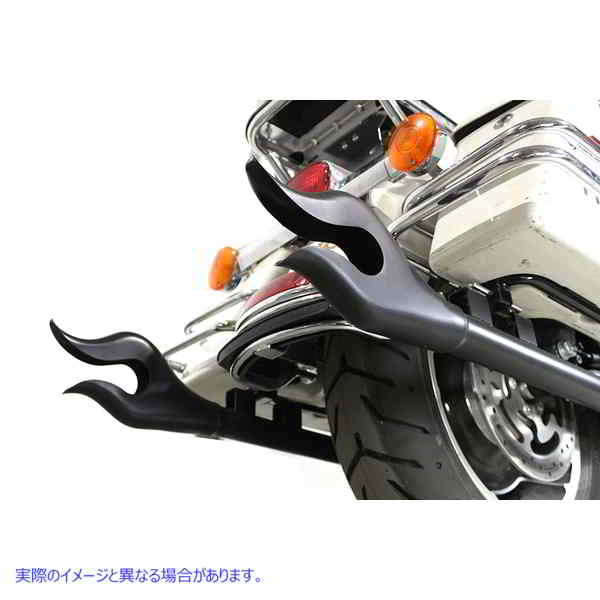 30-1436 36 インチ ストレート フレーム エキゾースト パイプ エクステンション セット ブラック 取寄せ Vツイン 36 inch Straig