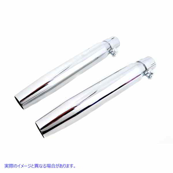 30-1612 テーパードスリップオンマフラーセット 取寄せ Vツイン Tapered Slip on Muffler Set (検索用／