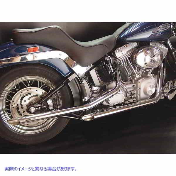 30-3015 エキゾーストドラッグパイプセット スラッシュカットエンド 取寄せ Vツイン Exhaust Drag Pipe Set Slash Cut Ends (検