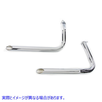30-3159 機械式および油圧式エキゾーストドラッグパイプ 取寄せ Vツイン Exhaust Drag Pipes Mechanical and Hydraulic (検索用