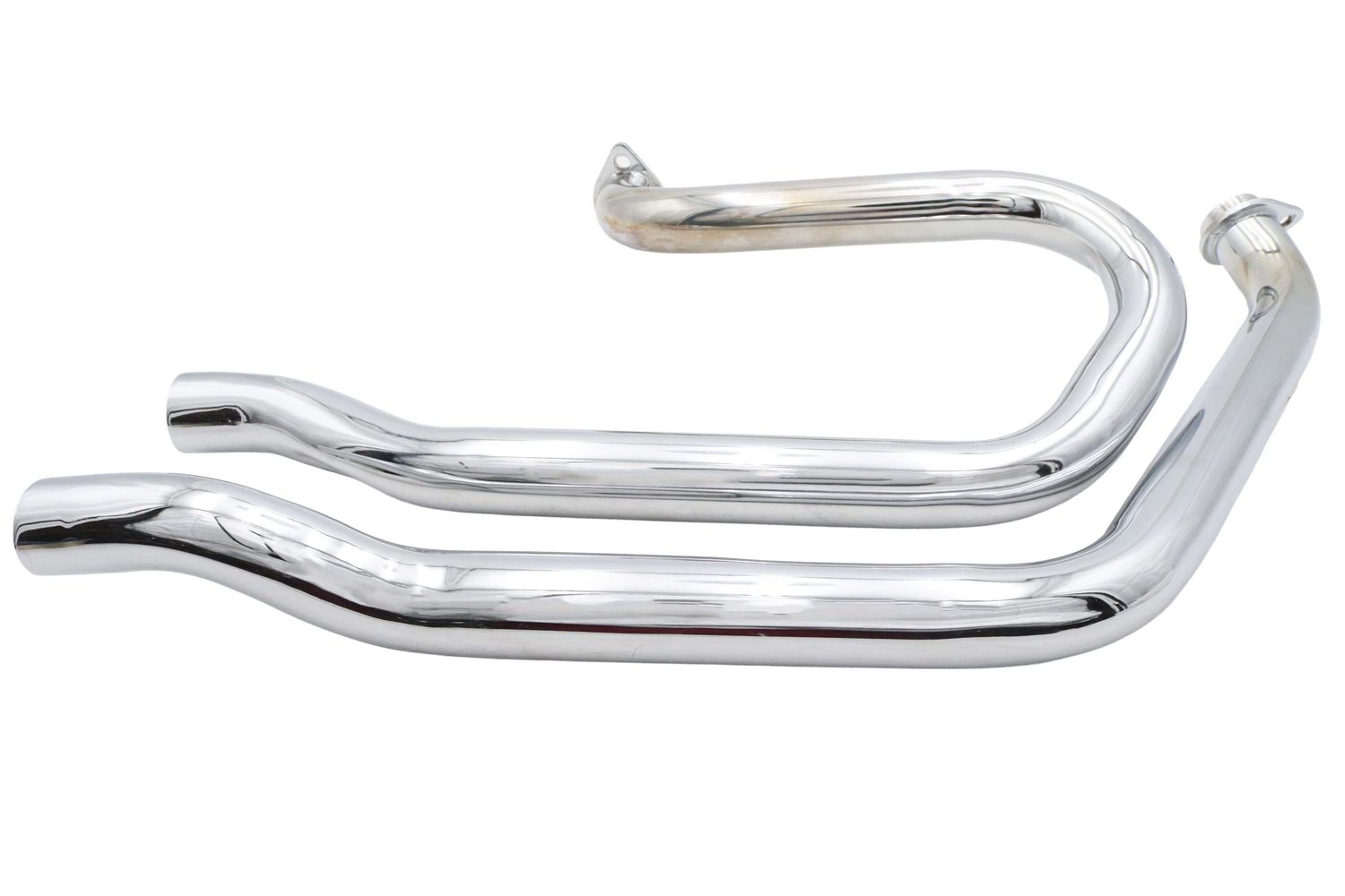 30-7075 取寄せ Vツイン Factory Sample Alphabet FX-FXE Exhaust Header Set Chrome (検索用／)