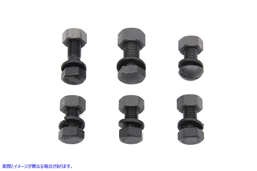 3077-18 エキゾーストシステム取付ボルトキット パーカーライズド 取寄せ Vツイン Exhaust System Mounting Bolt Kit Parkerized