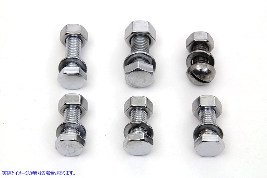 3078-18 マフラー取付ボルトキット クローム 取寄せ Vツイン Exhaust System Mounting Bolt Kit Chrome (検索用／ Colony