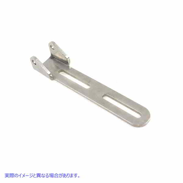 31-0042 フロントソロシートノーズブラケット亜鉛 取寄せ Vツイン Front Solo Seat Nose Bracket Flat Black (検索用／