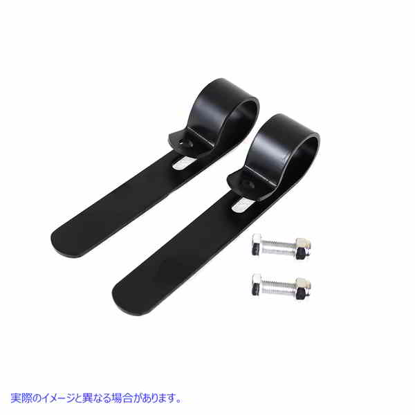 31-0058 ブラック 1-1/8 インチ エキゾースト インチ P インチ クランプ セット 取寄せ Vツイン Black 1-1/8 inch Exhaust inchP