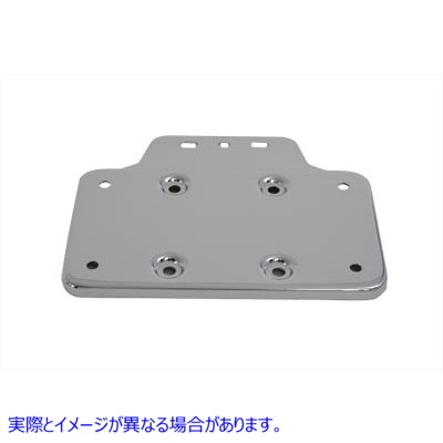31-0309 テールランプ ライセンス プレート ホルダー クローム 取寄せ Vツイン Tail Lamp License Plate Holder Chrome (検索用