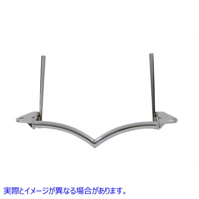 31-0311 クローム V スタイル スポットランプ ブラケット 取寄せ Vツイン Chrome V-Style Spotlamp Bracket (検索用／