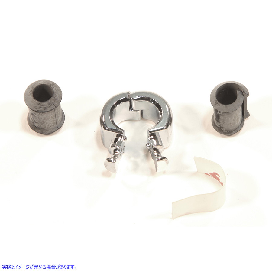31-0337 ケーブルクランプホルダー シングル 取寄せ Vツイン Cable Clamp Holder Single (検索用／ Motion Pro 11-0049