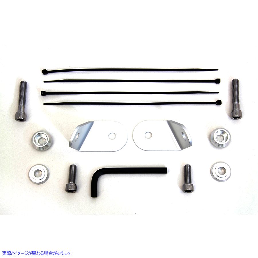 31-0353 フロントウインカー移設キット 取寄せ Vツイン Front Turn Signal Relocation Kit (検索用／