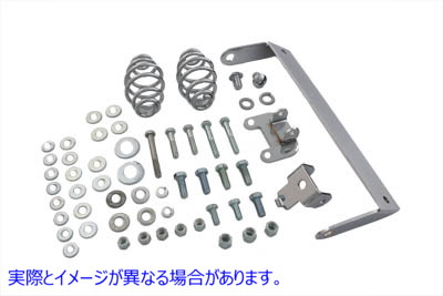 31-0414  取寄せ Vツイン Solo Seat Bracket Kit Chrome (検索用／52225-89