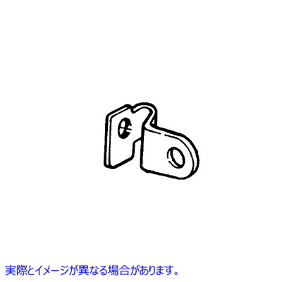 31-0445 キャブレター ケーブル ブラケット 亜鉛 取寄せ Vツイン Carburetor Cable Bracket Zinc (検索用／27449-72