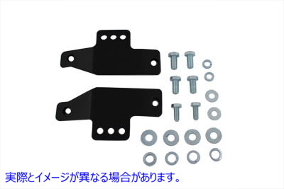31-0461 ブラック シート手すりマウント キット 取寄せ Vツイン Black Seat Handrail Mount Kit (検索用／