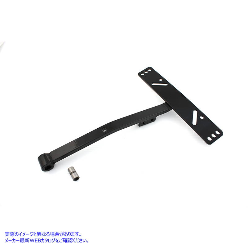 31-0511 フロントブッシュ付きブラックソロシートTバー 取寄せ Vツイン Black Solo Seat T Bar With Front Bushing (検索用／519