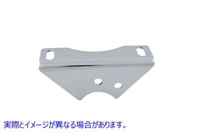 31-0593 12ボルトジェネレーター用クロームレギュレーターマウント 取寄せ Vツイン Chrome Regulator Mount for 12 Volt Generat
