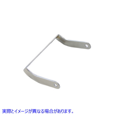 31-0603 ヘッドランプ サイド マウント ブラケット クローム 取寄せ Vツイン Headlamp Side Mount Bracket Chrome (検索用／ Pau