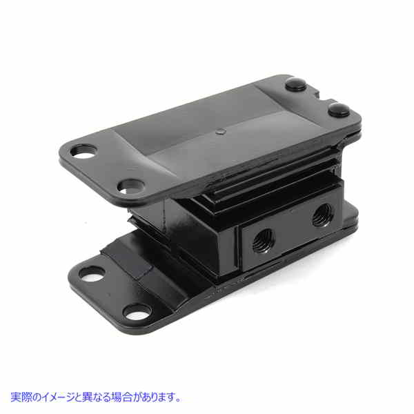 31-0607 ブラックのリアエンジンマウント 取寄せ Vツイン Black Rear Engine Mount (検索用／47564-90B
