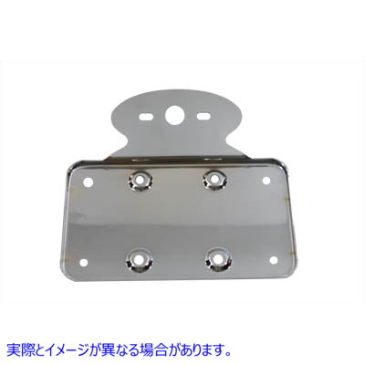 31-0631 テールランプ ライセンス プレート ホルダー クローム 取寄せ Vツイン Tail Lamp License Plate Holder Chrome (検索用