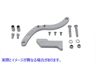 31-0647 テールランプ用クロームサイドマウントブラケット 取寄せ Vツイン Chrome Side Mount Bracket for Tail Lamp (検索用／