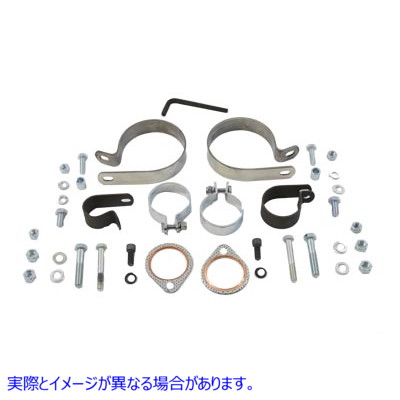31-0707 デュアルエキゾーストクランプキット 取寄せ Vツイン Dual Exhaust Clamp Kit (検索用／