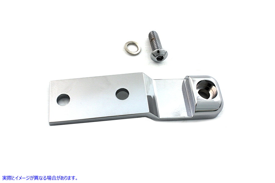 31-0767 クロームビレット後部座席タブ 取寄せ Vツイン Chrome Billet Rear Seat Tab (検索用／51804-02