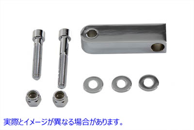 31-0796 Bates ヘッドランプ マウント ブラケット エクステンション 取寄せ Vツイン Bates Headlamp Mount Bracket Extension (