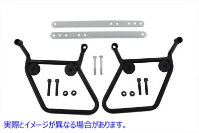 31-0801 バブルサドルバッグハードウェアマウントキット 取寄せ Vツイン Bubble Saddlebag Hardware Mount Kit (検索用／ Nation