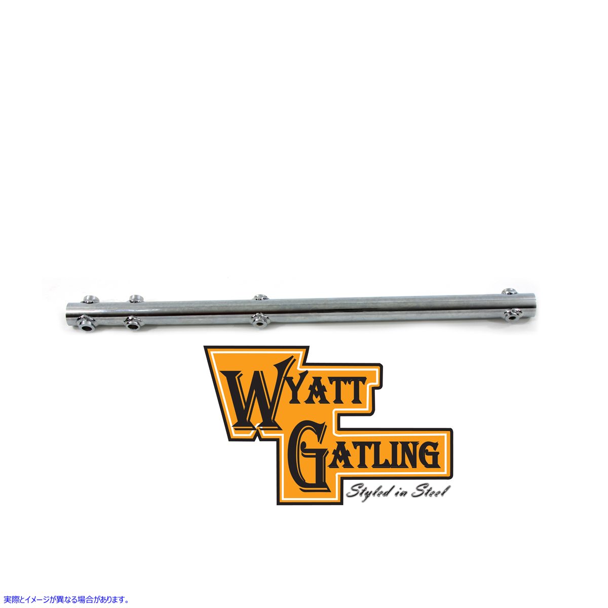 31-0815 ワイアット ガトリング クローム デュアル エキゾースト サポート 取寄せ Vツイン Wyatt Gatling Chrome Dual Exhaust S