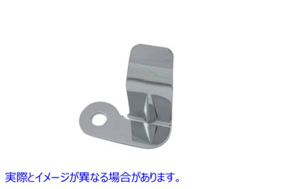 31-0857 クロームオルタネータープラグリテーナーブラケット 取寄せ Vツイン Chrome Alternator Plug Retainer Bracket (検索用