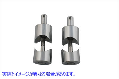 31-0898  取寄せ Vツイン Chrome Solo Seat Spring Stanchions (検索用／