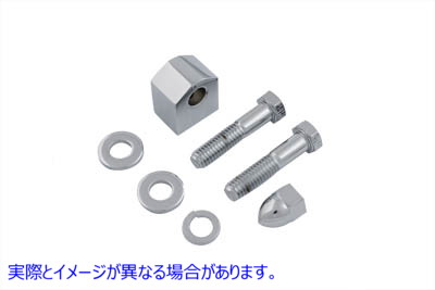 31-0958 ヘッドランプマウント ショートタイプ クローム 取寄せ Vツイン Headlamp Mount Short Type Chrome (検索用／68595-06