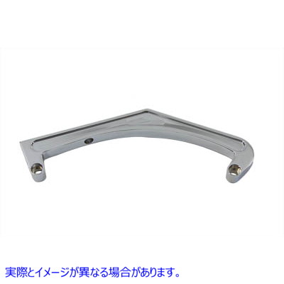 31-0986 クローム サイド マウント テール ランプ ブラケット カーブ 取寄せ Vツイン Chrome Side Mount Tail Lamp Bracket Curv