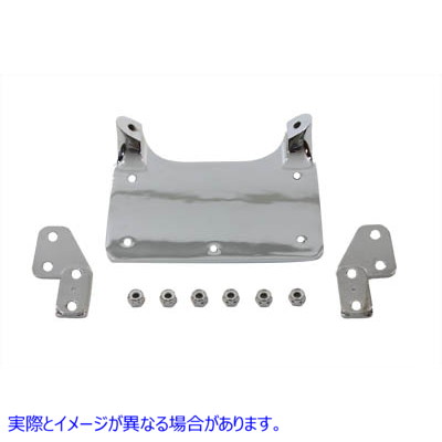 31-1006 クロームビレットナンバープレートホルダー 取寄せ Vツイン Chrome Billet License Plate Holder (検索用／