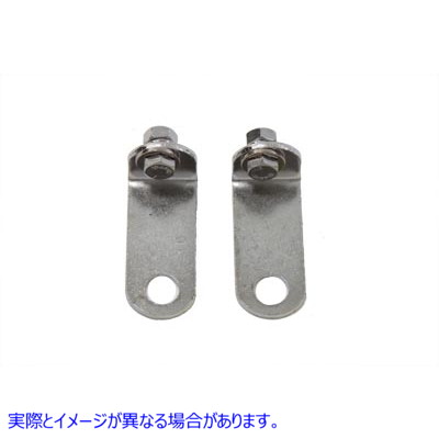 31-1025 シリンダーエアスクープブラケットセット クローム 取寄せ Vツイン Cylinder Air Scoop Bracket Set Chrome (検索用／