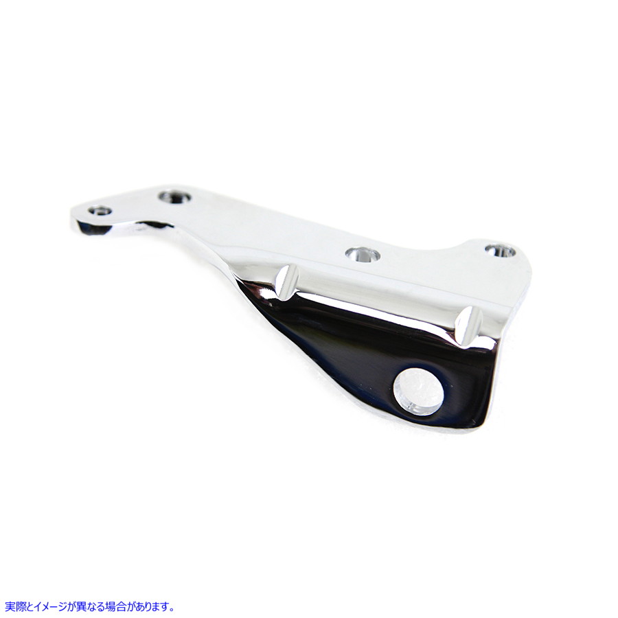 31-1028 フロントエキゾーストパイプブラケット クローム 取寄せ Vツイン Front Exhaust Pipe Bracket Chrome (検索用／65670-82