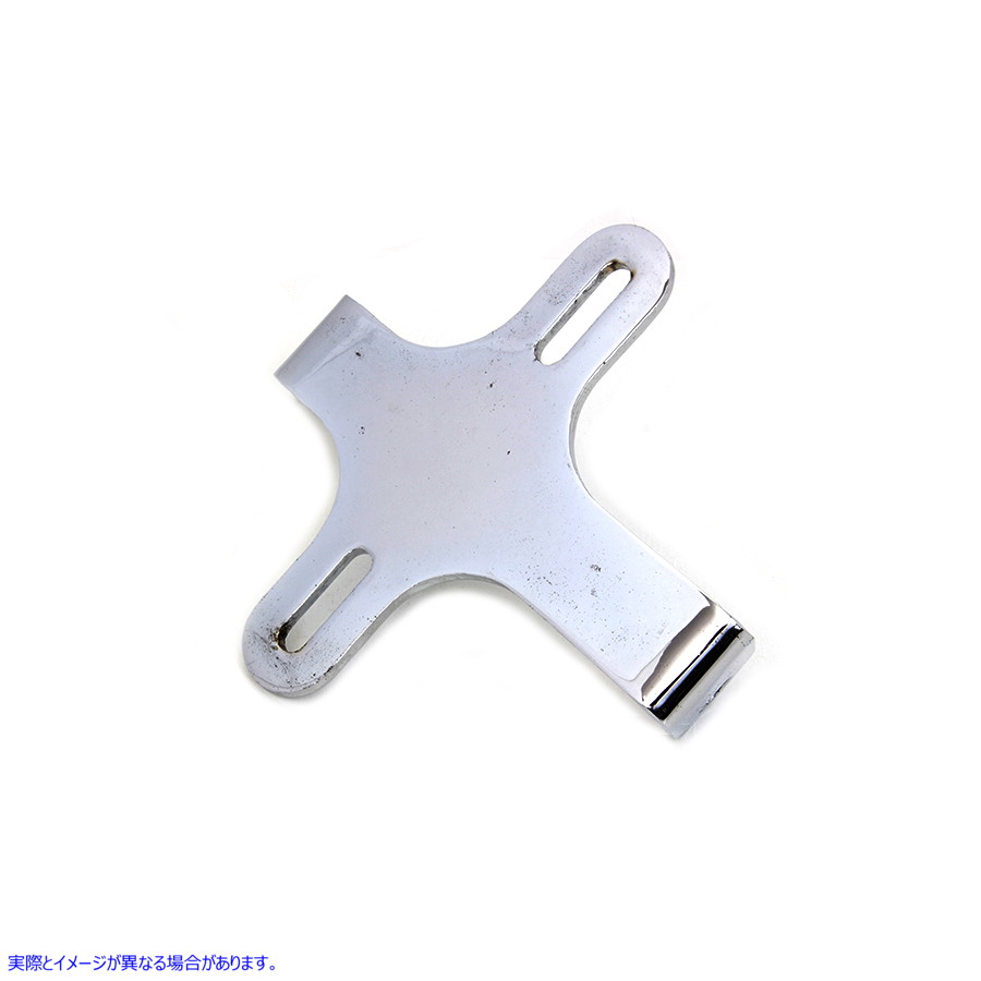 31-1038 デュアル ヘッドランプ ブラケット クローム 取寄せ Vツイン Dual Headlamp Bracket Chrome (検索用／