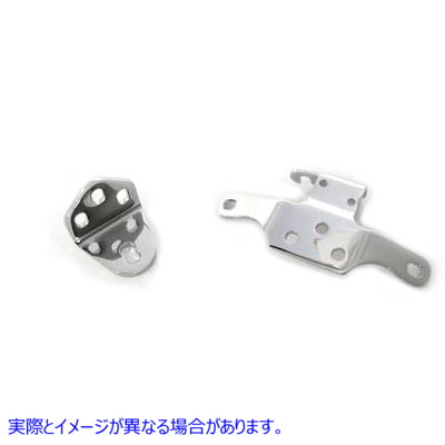 31-1052 クロームトップモーターマウントセット 取寄せ Vツイン Chrome Top Motor Mount Set (検索用／