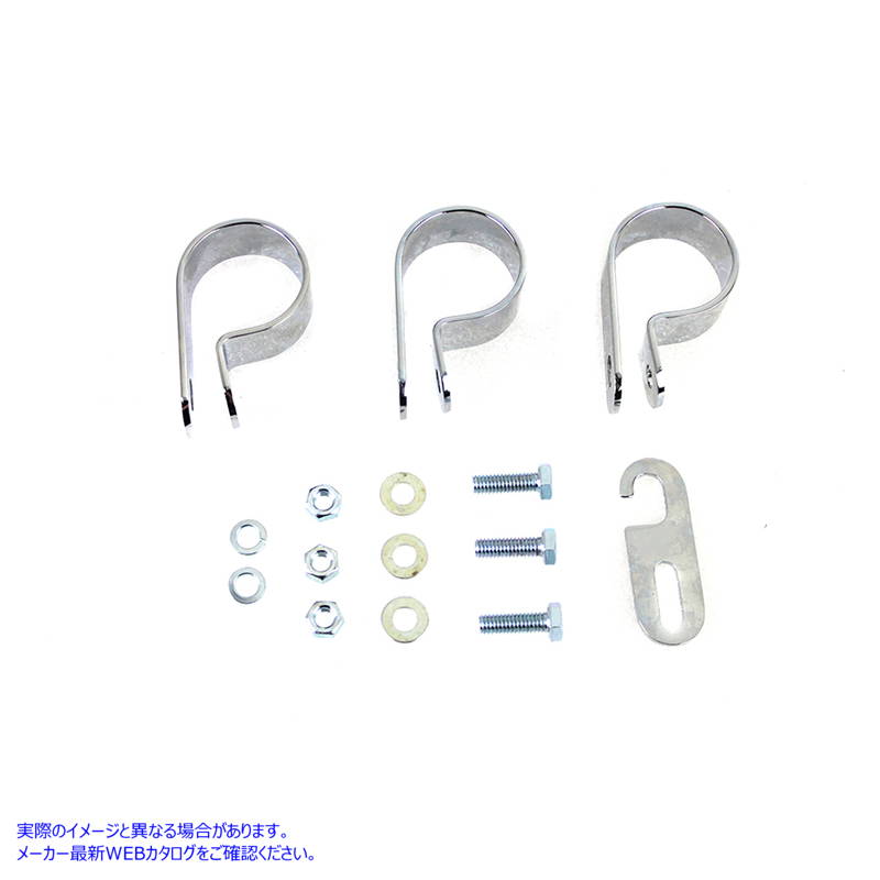 31-1179 トゥルーデュアルエキゾーストブラケットキット 取寄せ Vツイン True Dual Exhaust Bracket Kit (検索用／