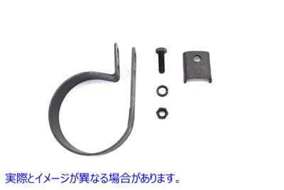 31-1264 パーカーライズド 3-1/4 インチ マフラークランプ 取寄せ Vツイン Parkerized 3-1/4 inch Muffler Clamp (検索用／65292