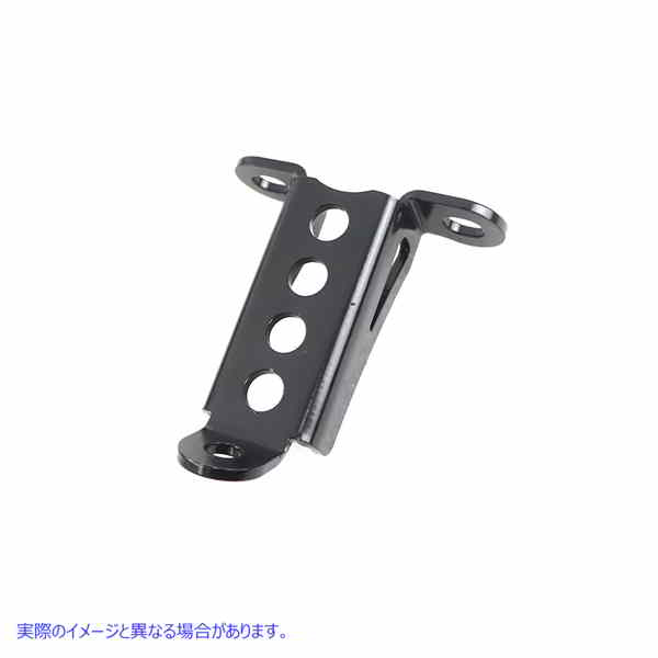 31-1782 黒のスポットランプ ブラケット 取寄せ Vツイン Black Spotlamp Bracket (検索用／