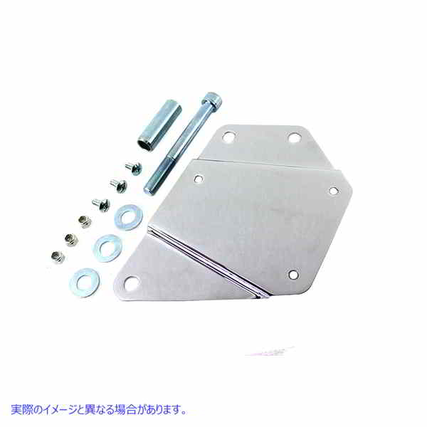 31-1986 ツールボックスキット右側 クローム 取寄せ Vツイン Tool Box Bracket Kit Right Side (検索用／
