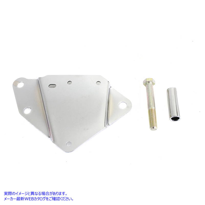 31-1990 工具箱ブラケット右側 亜鉛メッキ 取寄せ Vツイン Tool Box Bracket Right Side Zinc Plated (検索用／
