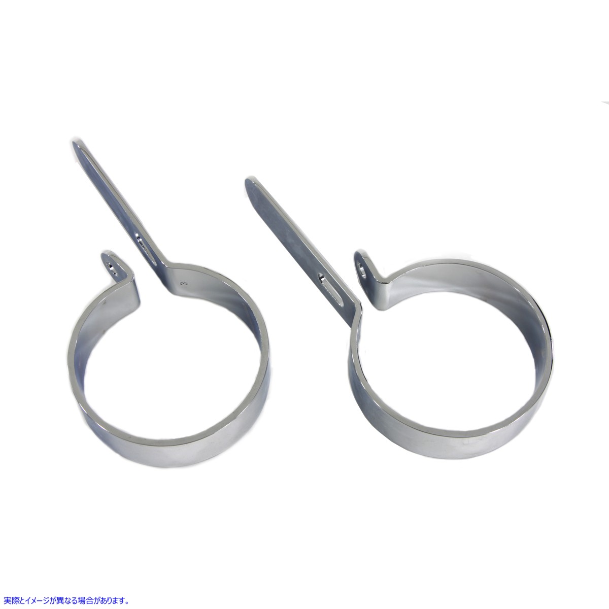 31-2108 クローム 3 インチ マフラー ハンガー クランプ セット 取寄せ Vツイン Chrome 3 inch Muffler Hanger Clamp Set (検索