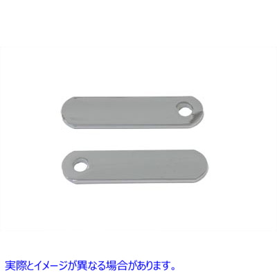 31-2133 クローム 3 インチ ユニバーサル エキゾースト ストラップ ブラケット 取寄せ Vツイン Chrome 3 inch Universal Exhaust