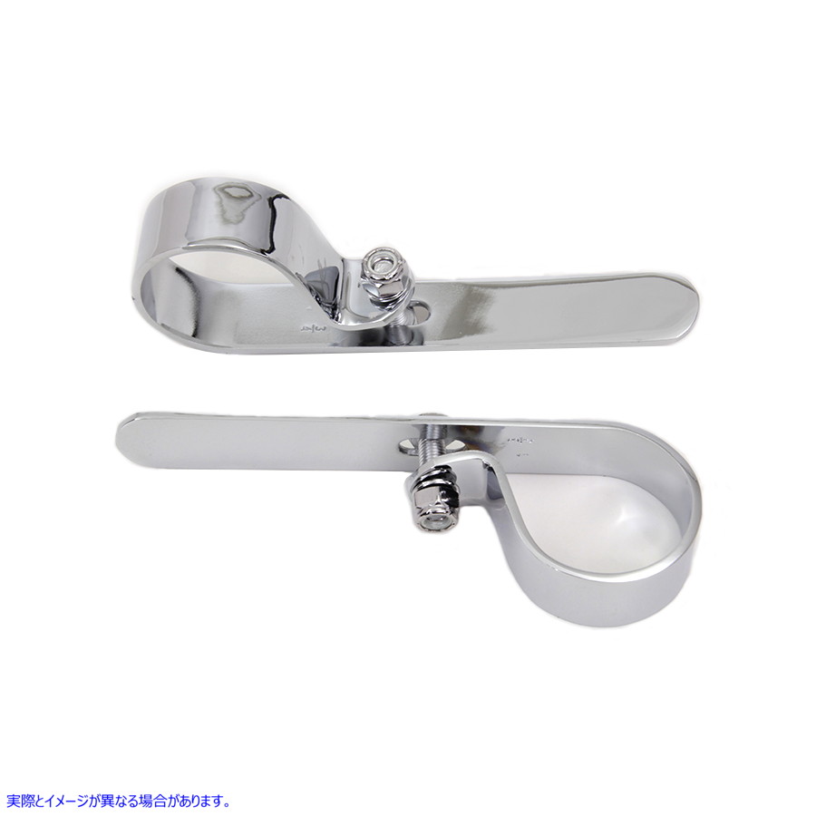 31-2146 クローム 1-3/4 インチ エキゾースト インチ P インチ クランプ セット 取寄せ Vツイン Chrome 1-3/4 inch Exhaust inch